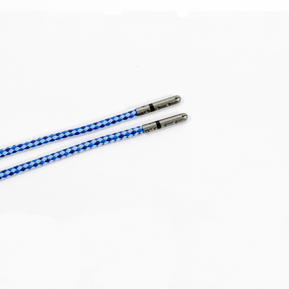 Blue, Light Blue & Navy Dress Shoelaces 33 Inches Braided | Whiskers Laces