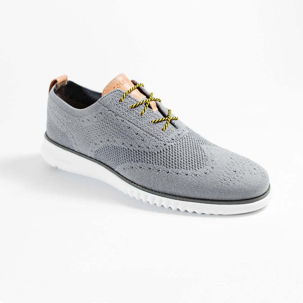 Black & Gray 33" Dress Shoelaces Gray Cole Haan Men's Dress Shoe