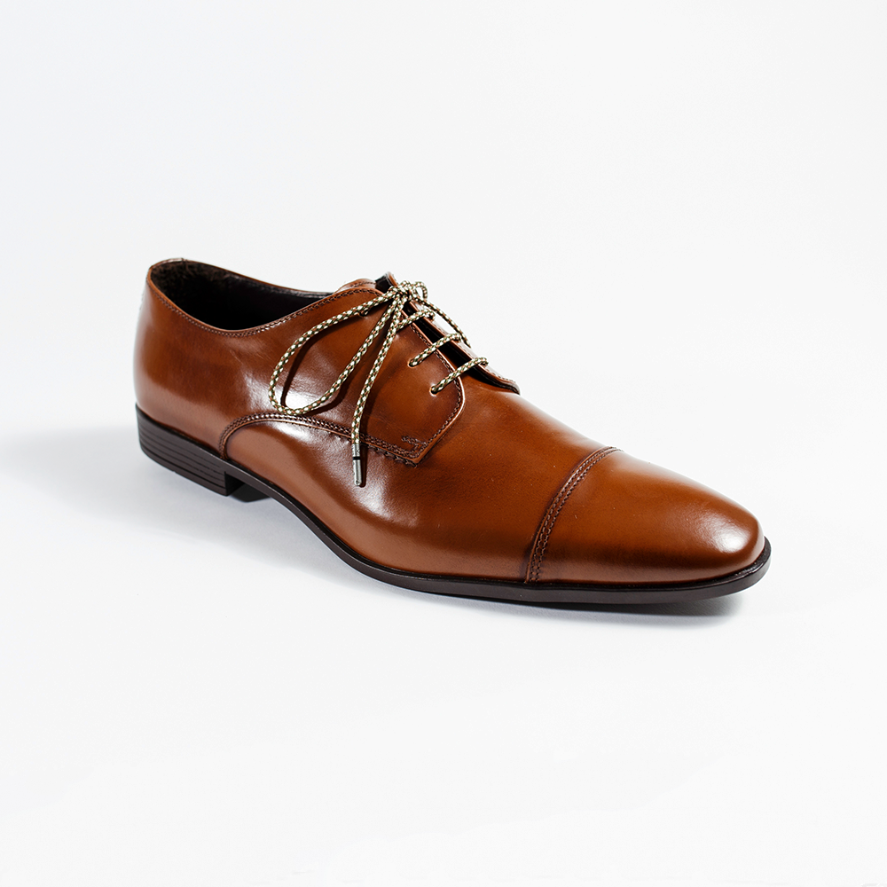 Camouflage Braided Whiskers 33" Men's Dress Shoelaces Brown Cole Haan Men's Dress Shoe