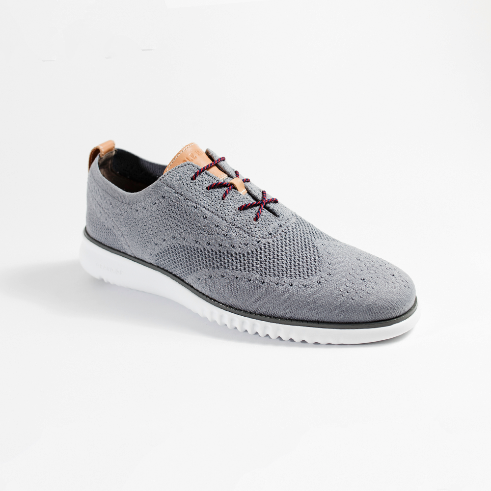 Garnet Dark Red Navy Striped Whiskers 33" Men's Dress Shoelaces Gray Cole Haan Men's Dress Shoe