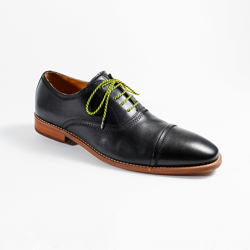 Dark Green & Yellow Whiskers 33" Men's Dress Shoelaces Black Johnston & Murphy Men's Dress Shoe