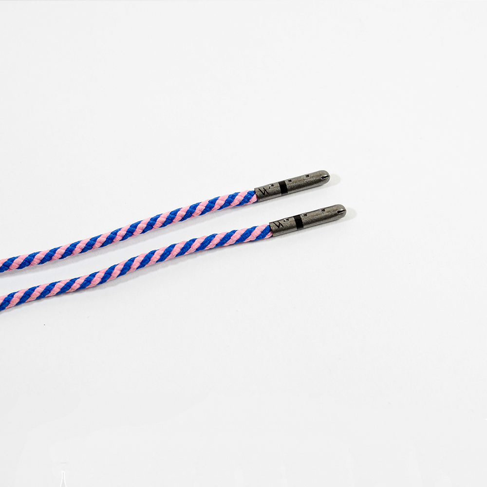 Pink & Blue Striped Whiskers 33" Men's shoestrings stance socks men's accessories gift