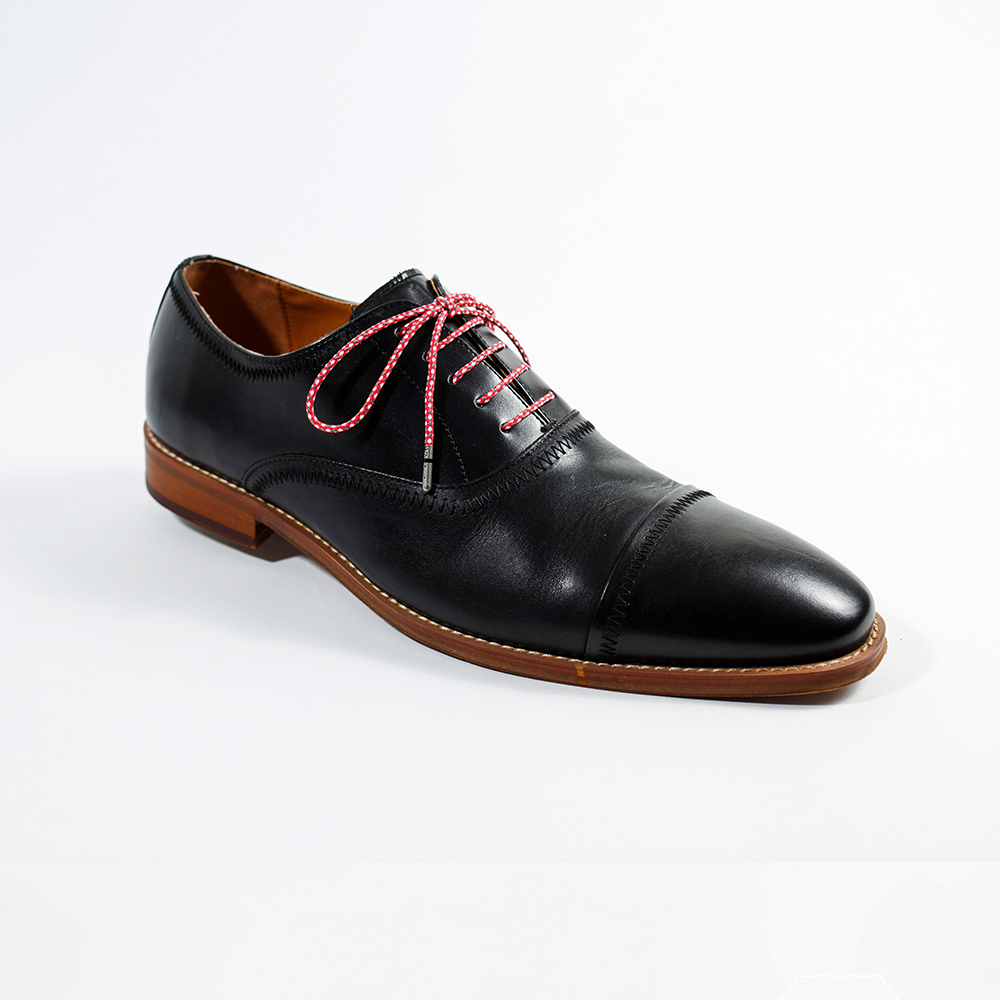 Red Grey & White 33" Shoelaces Black Johnston & Murphy Men's Dress Shoe