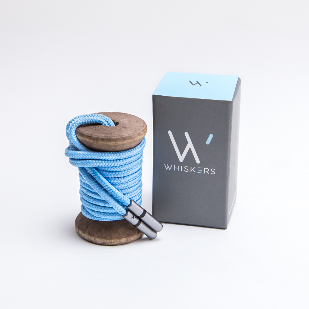 Light Blue Whiskers 33" Colored Dress Shoe laces